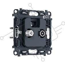 PR217 Механизм розетки TV оконечной + SAT 5-862MHz 3.5dB/950-2150MHz 3.8dB QUANT PRO