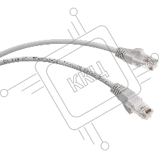 Шнур комм. Cabeus, кат. 5е, неэкр., U/UTP, RJ45/RJ45, LSZH, AWG24 20м, серый