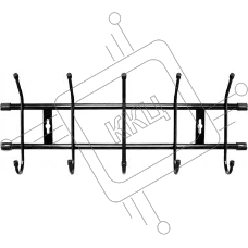 Вешалка настенная НИКА ВН5 (ВН5/Ч черный)