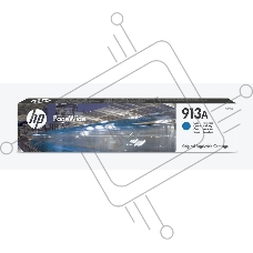 Картридж струйный HP 913A F6T77AE голубой для HP PW 352dw/377dw/Pro 477dw/452dw 3000стр.
