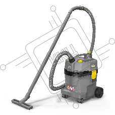 Пылесос Karcher NT 22/1 Ap L серый, 1300 Вт, уборка влажная и сухая, пылесборник мешок 22 л