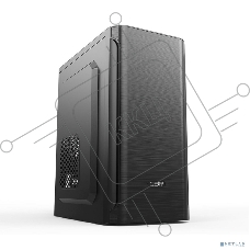 Корпус CBR mATX Minitower MX10, c БП PSU-ATX400-12EC (400W/120mm), 2*USB 2.0, HD Audio+Mic, Black [PCC-MATX-MX10-400W]