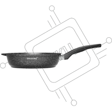 Сковорода Мечта 22802И Гранит black Induction Pro 22 см, несъемная ручка