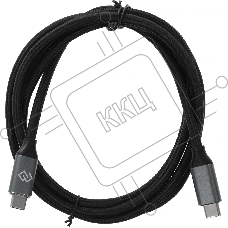 Кабель Digma D-Type-C-USB3.2-1.5m D-TYPE-C-USB3.2-100W-4K-1.5M 1.5м черный