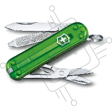 Нож перочинный Victorinox Classic Green Tea (0.6223.T41G) 58мм 7 функций карт.коробка