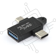 Переходник OTG 2 в 1 Micro USB и Type-C