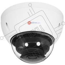 Купольная вандалозащищенная IP-камера 8Мп AC-D3183WDZIR5 - объектив 2.7-12мм с мотор-зумом и автофокусом, механический ИК-фильтр, двусторонний аудиоканал, ИК-подсветка, питание PoE/12В. Real WDR (120dB). Слот microSD (архив до 128Гб).