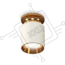 Светильник Ambrella Light XS6301181 SWH/PYG белый песок/золото желтое полированное MR16 GU5.3 (N6905, C6301, N6113)