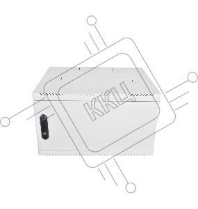 Шкаф телекоммуникационный настенный 12U (600х300) дверь металл, [ШРН-12.300.1]