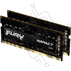 Оперативная память Kingston Fury Impact, DDR4, 32GB (2x16GB), 3200MHz, CL20, SO-DIMM