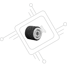 Ролик предподачи (захвата) NVPrint для Konica Minolta ADF 454e/554e/C454/C554/DF624/DF701 (совмест)
