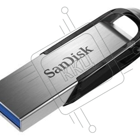 Флеш Диск Sandisk 16Gb Cruzer Ultra Flair SDCZ73-016G-G46 USB3.0 серебристый/черный