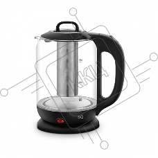 Чайник BQ KT1701G черный. Мощность: 2200 Вт, Объём: 1.7 л