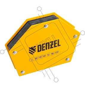 Фиксатор магнитный для сварочных работ усилие 75 LB, 30х45х60х75х90х135 град.// Denzel