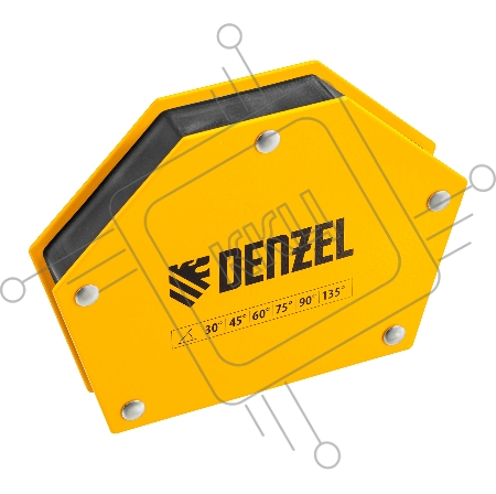 Фиксатор магнитный для сварочных работ усилие 75 LB, 30х45х60х75х90х135 град.// Denzel