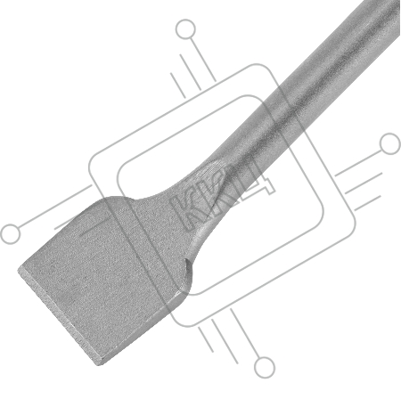 Зубило плоское, 14 х 40 х 250 мм, SDS PLUS, отогнутое для снятия плитки// Matrix