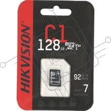 Флеш карта microSDHC 128GB HIKSEMI NEO HS-TF-C1/128G <HS-TF-C1/128G>  (без SD адаптера) R/W Speed 92/40MB/s