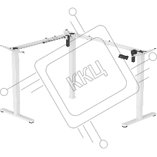 Подстолье Cactus CS-EDXLF-WT каркас белый