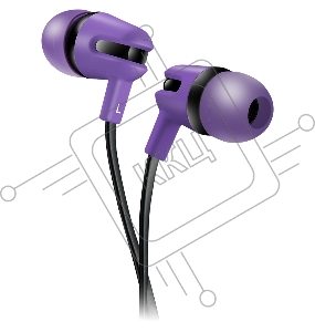 Гарнитура CANYON  , 1.2m flat cable, Purple, 22*12*12mm, 0.013kg