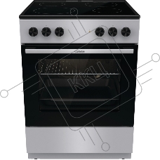 Плита электрическая Gorenje GEC6A11SG серый, конфорок 4 электрических, духовка 65 л, 60 см x 85 см x 60 см