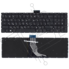 Клавиатура для ноутбука HP 15-BW 250 G6 черная с подсветкой