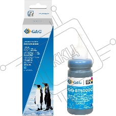Чернила G&G GG-BT5000C фото голубой70мл для Brother HL-T4000DW/DCP-T510W/DCP-T710W/MFC-