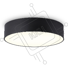 Потолочный светодиодный светильник Ambrella light FV5525 BK черный LED 35W 3000K D300*58 (Без ПДУ)