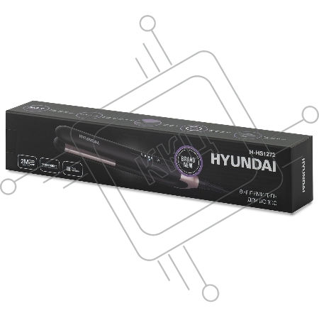Выпрямитель Hyundai H-HS1272 40Вт черный (макс.темп.:200С)