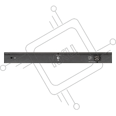 Настраиваемый L2 коммутатор D-Link DGS-1100-26MPPV2/A3A с 24 портами 10/100/1000Base-T и 2 комбо-портами 1000Base-T/SFP (порты 1-24 PoE 802.3af/at, порты 21-24 PoE 802.3bt, PoE-бюджет 525 Вт)