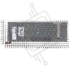 Клавиатура для ноутбука Acer Aspire R13 R7-371 R7-371T черная с подсветкой