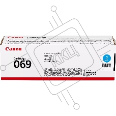 Картридж лазерный Canon 069C (5093C002) голубой (1900 стр.) для Canon MF752Cdw/754Cdw, LBP673Cdw