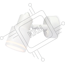 Накладной поворотный спот с выключателем Ambrella light TA1281 WH белый GU10 max 12W 100*55*132