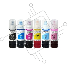 Комплект чернил NVPrint 108 для Epson L8050, L18050 (6 цветов по 70 мл) (в коробках) совместимые