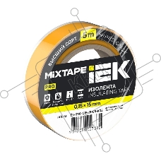 Изолента 0,15х15мм желтая 5м IEK