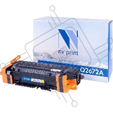 Картридж NV Print совместимый HP Q2672A Yellow для LJ Color 3500/3550/3700 (4000k)
