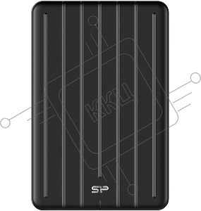 Внешний SSD Silicon Power 1.0Tb Bolt B75 Pro <SP010TBPSD75PSCK> (USB 3.1 Gen2 Type C, 520/450Mbs, противоударный MIL-STD 810G, 124х82х12мм, 85g) Black