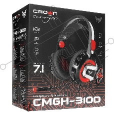Гарнитура игровая CROWN CMGH-3100 Black&red