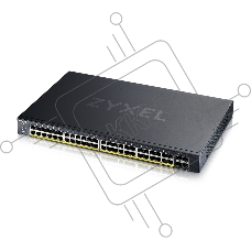 Коммутатор Zyxel XGS1935-52HP, 48×1 Гбит/с (PoE) + 4×10 Гбит/с SFP+, управляемый