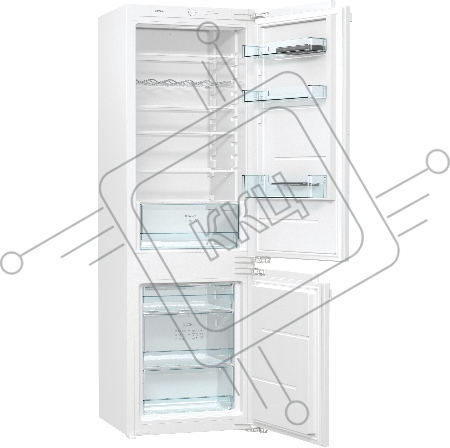 Холодильник Gorenje RKI2181E1 белый (двухкамерный), встраиваемый