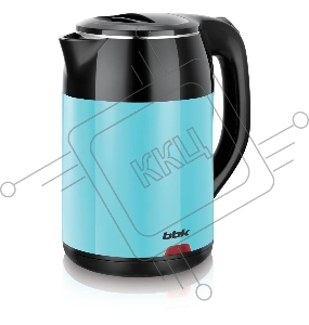 Чайник электрический BBK EK1709P черный/бирюзовый