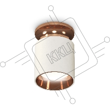 Светильник Ambrella Light XS6301201 SWH/PPG белый песок/золото розовое полированное MR16 GU5.3 (N6906, C6301, N6114)