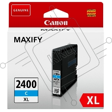 Картридж струйный CANON PGI-2400XL голубой, 1500 стр., для MAXIFY iB4040/МВ5040/МВ5340