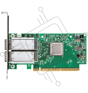 Сетевая карта Infiniband ConnectX®-5 Ex VPI adapter card, EDR IB (100Gb/s) and 100GbE, dual-port QSFP28, PCIe4.0 x16, tall bracket