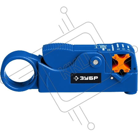 Стриппер Зубр COAX-3 коаксиальных кабелей, RG58/RG59/RG6, Профессионал 22657
