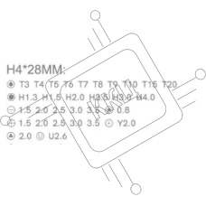 Отвертка с набором бит Jakemy JM-8100