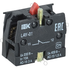 Блок контактный 1р для LAY5 ИЭК BDK11