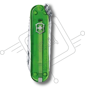 Нож перочинный Victorinox Classic Green Tea (0.6223.T41G) 58мм 7функц. карт.коробка