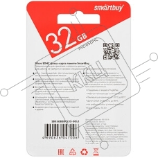 Флеш карта microSD 32Gb, Smartbuy microSDHC Class 10