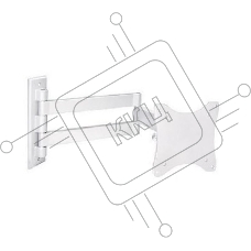 Кронштейн ARM Media LCD-7101 белый для LCD/LED ТВ 10