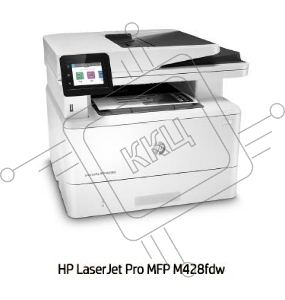 МФУ лазерное HP LaserJet Pro MFP M428fdw (W1A30A), принтер/сканер/копир, { A4,600x600dpi,up to 4800x600,256Mb,Duplex,2 trays 100+250,ADF 50,USB2.0+Walk-Up/GigEth/WiFi/NFC,ePrint,AirPrint,1y warr}